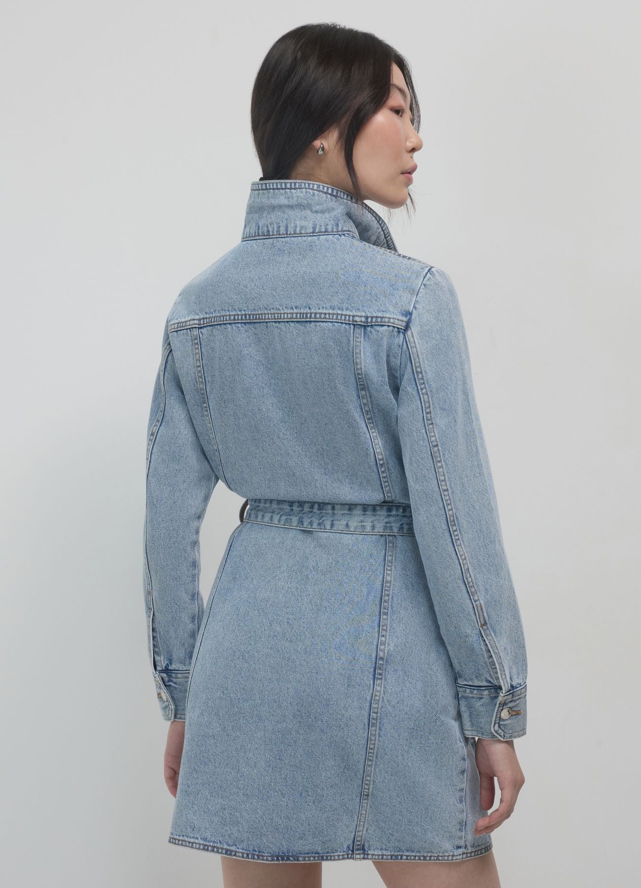 Vestito camicia in denim - Image 3