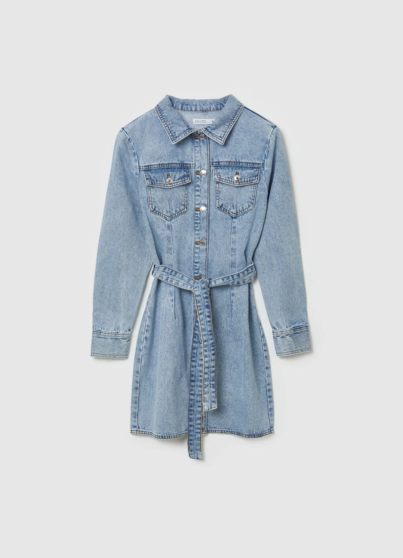 Vestito camicia in denim - Image 4