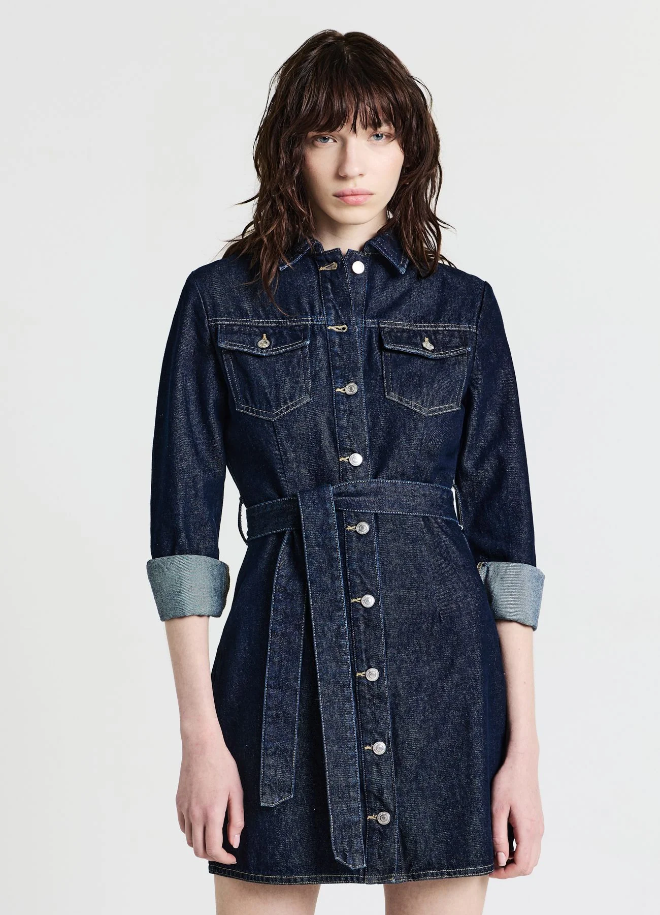 Vestito camicia in denim - Image 3