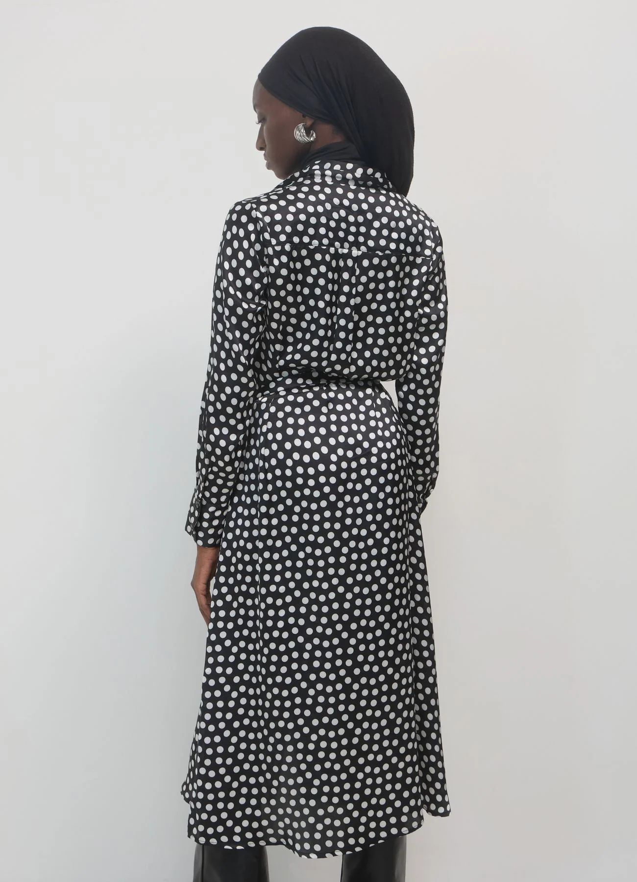 Vestito chemisier a pois - Image 3