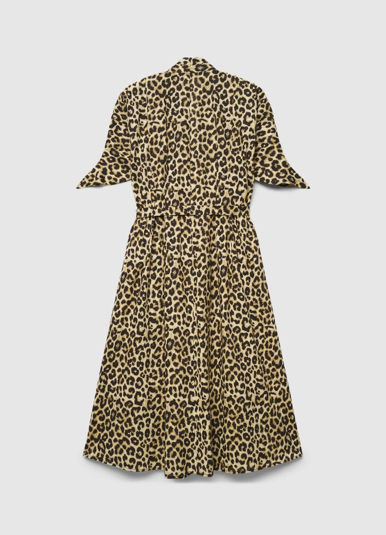 Vestito chemisier animalier con cintura - Image 6