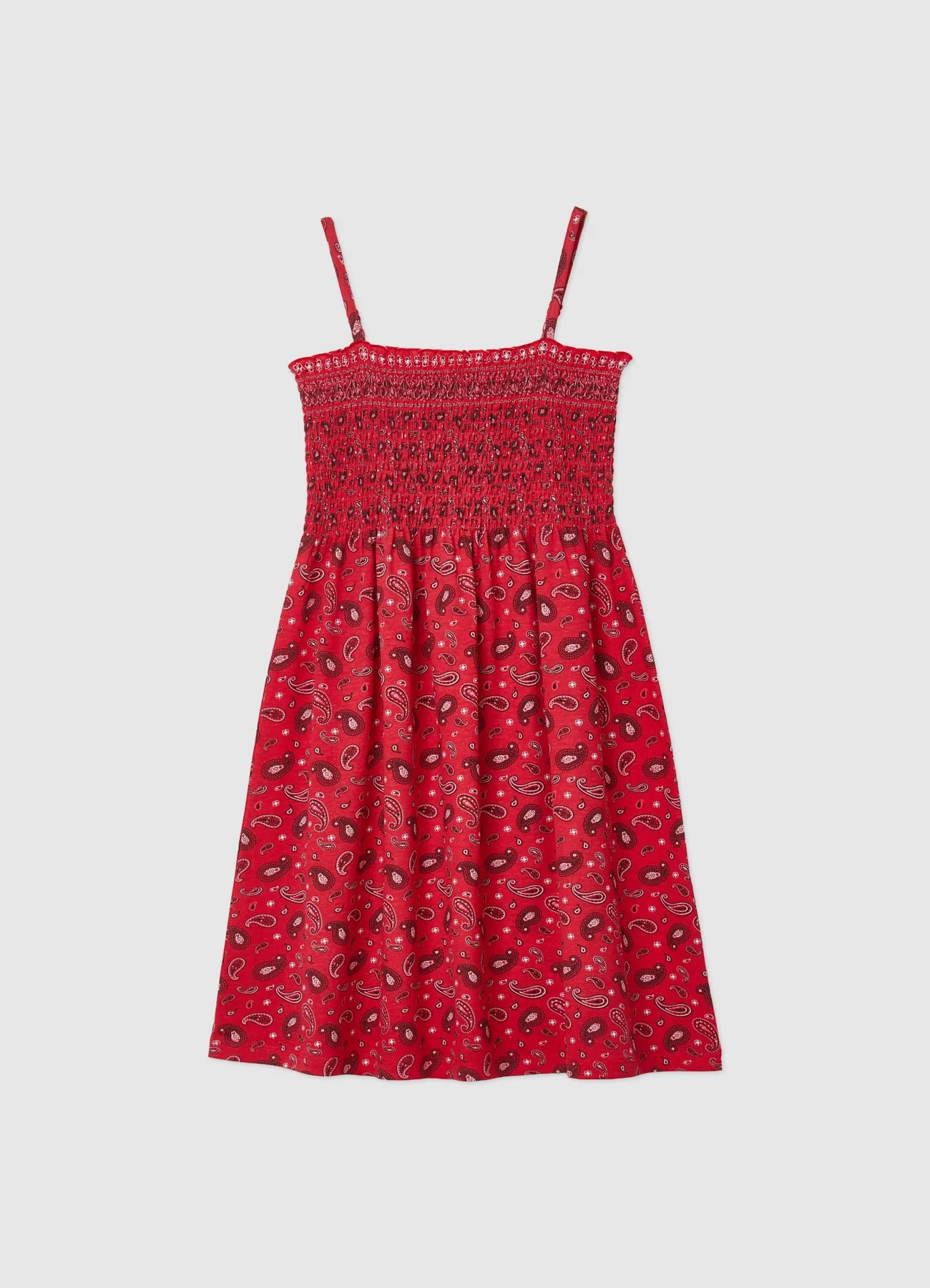 Vestito con spalline sottili e stampa bandana - Image 2