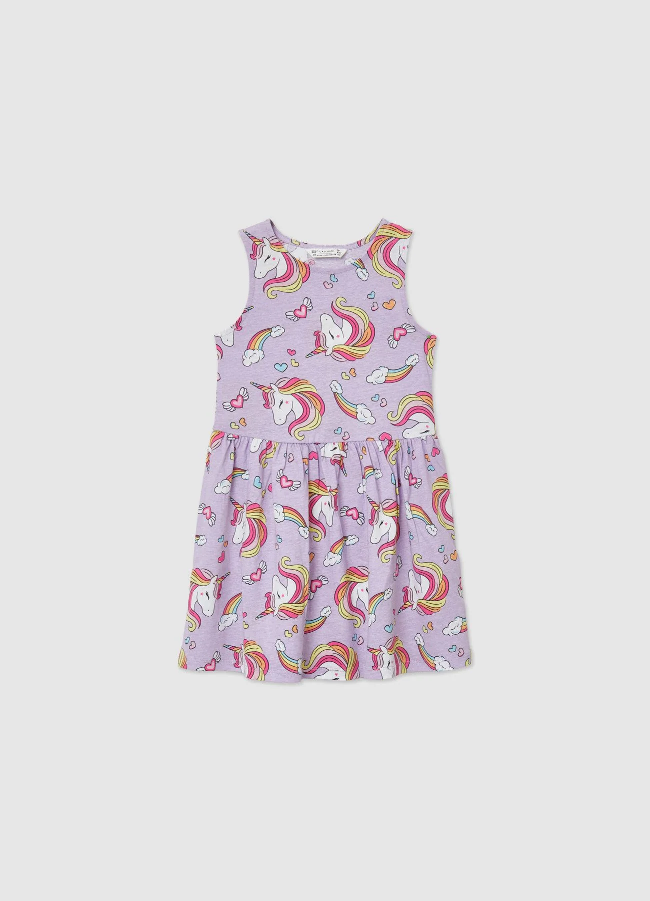 Vestito con stampa unicorni - Image 2