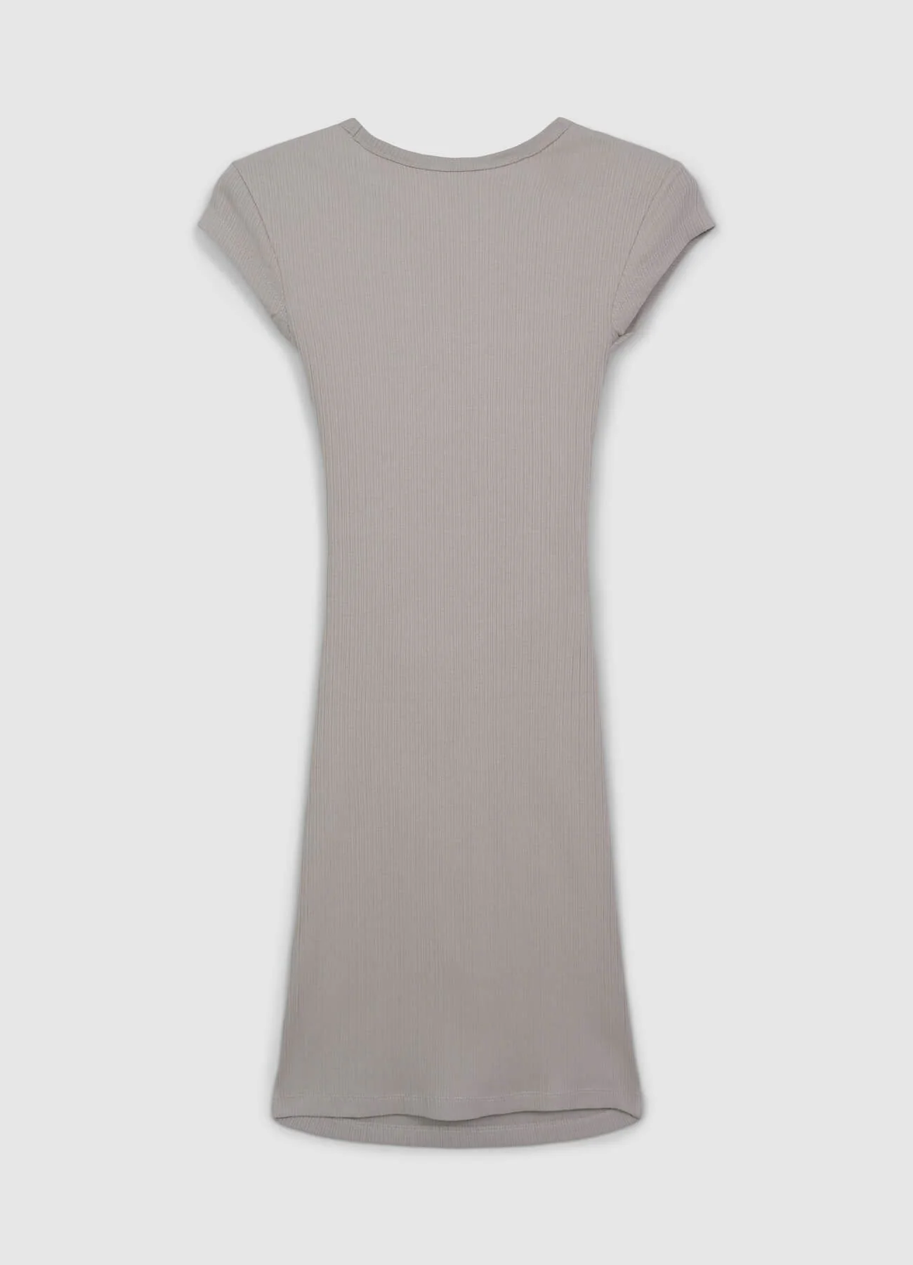 Vestito corto a costine - Image 4