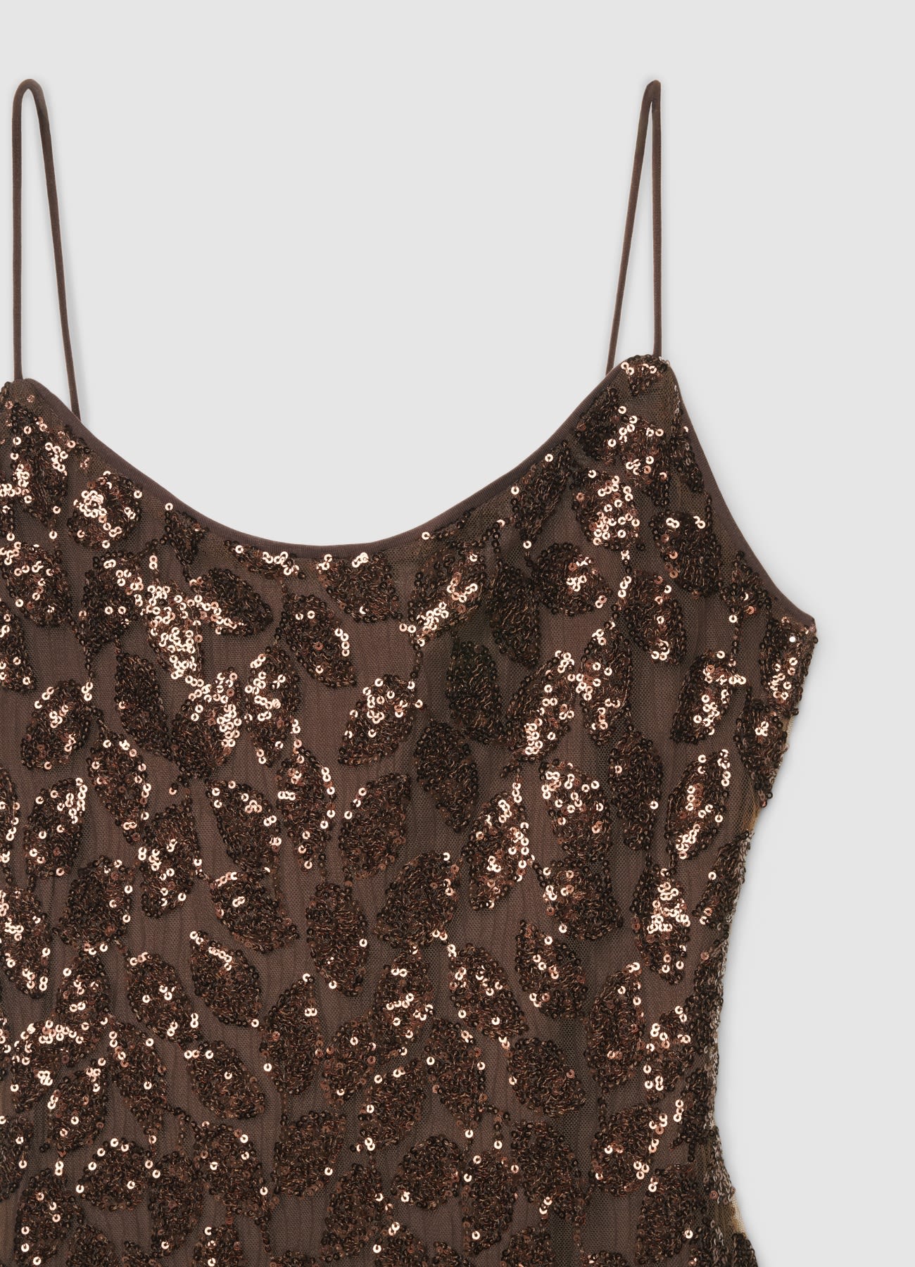 Vestito corto con paillettes e schiena scoperta - Image 6