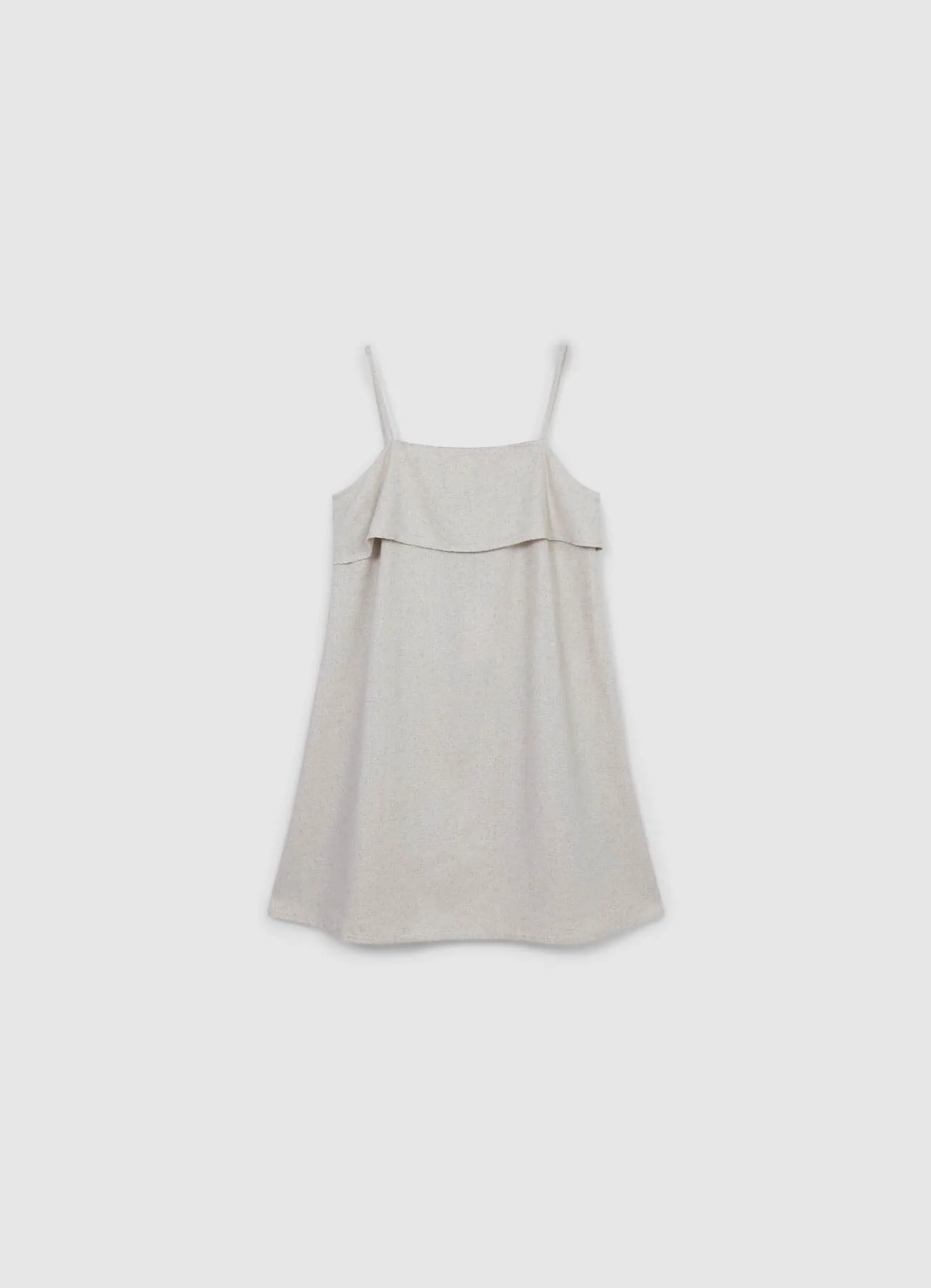 Vestito corto misto lino - Image 5