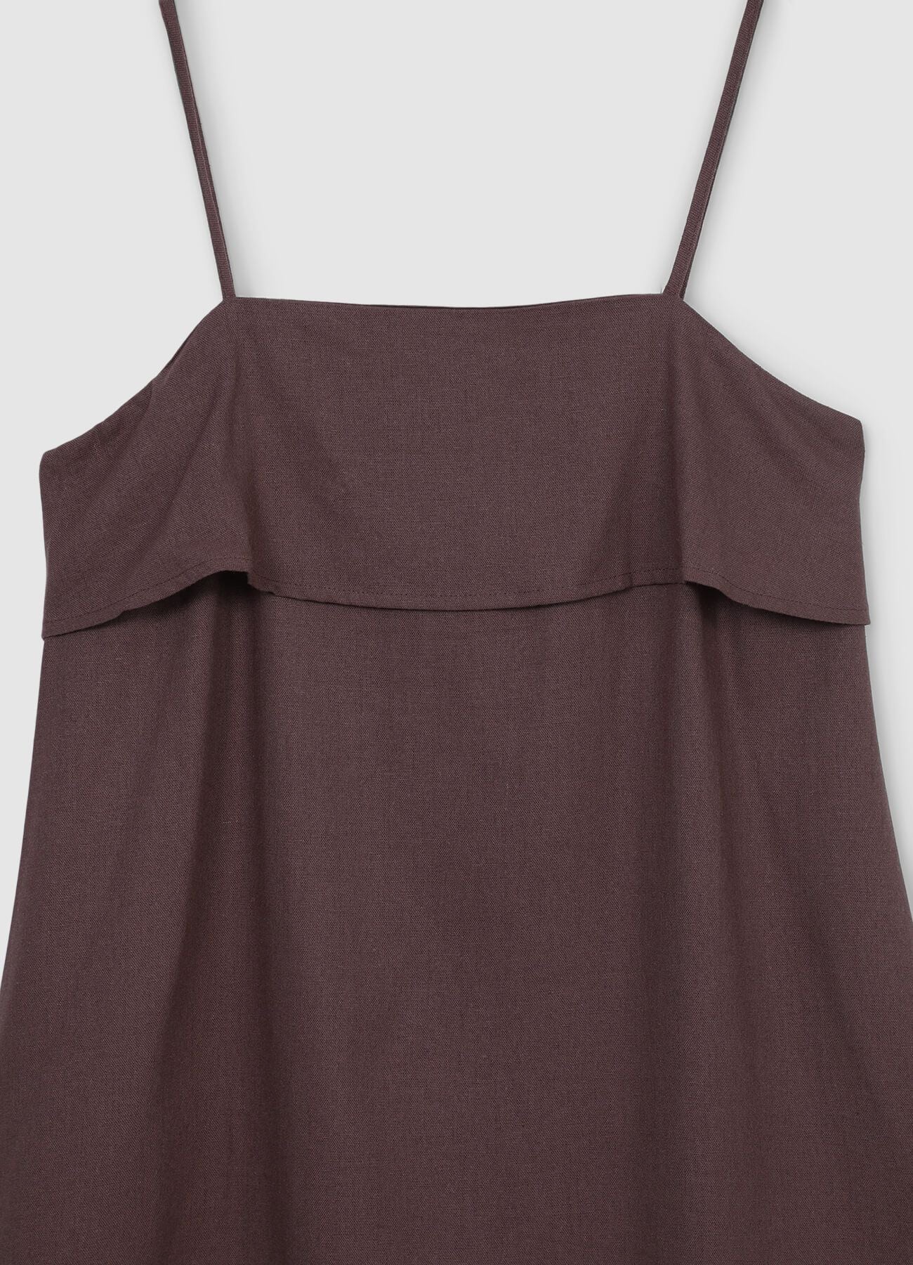 Vestito corto misto lino - Image 6