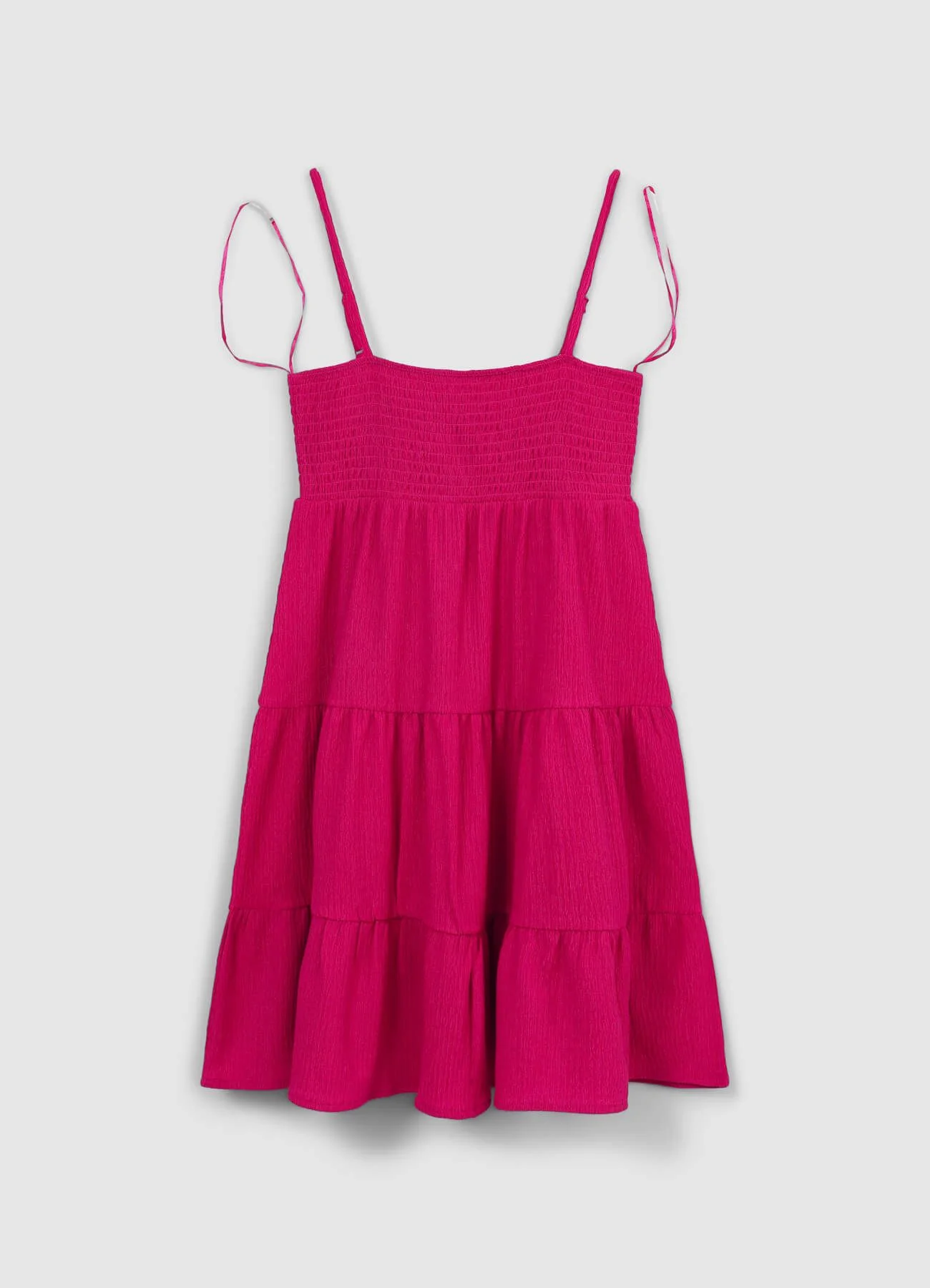 Vestito corto punto smock - Image 4