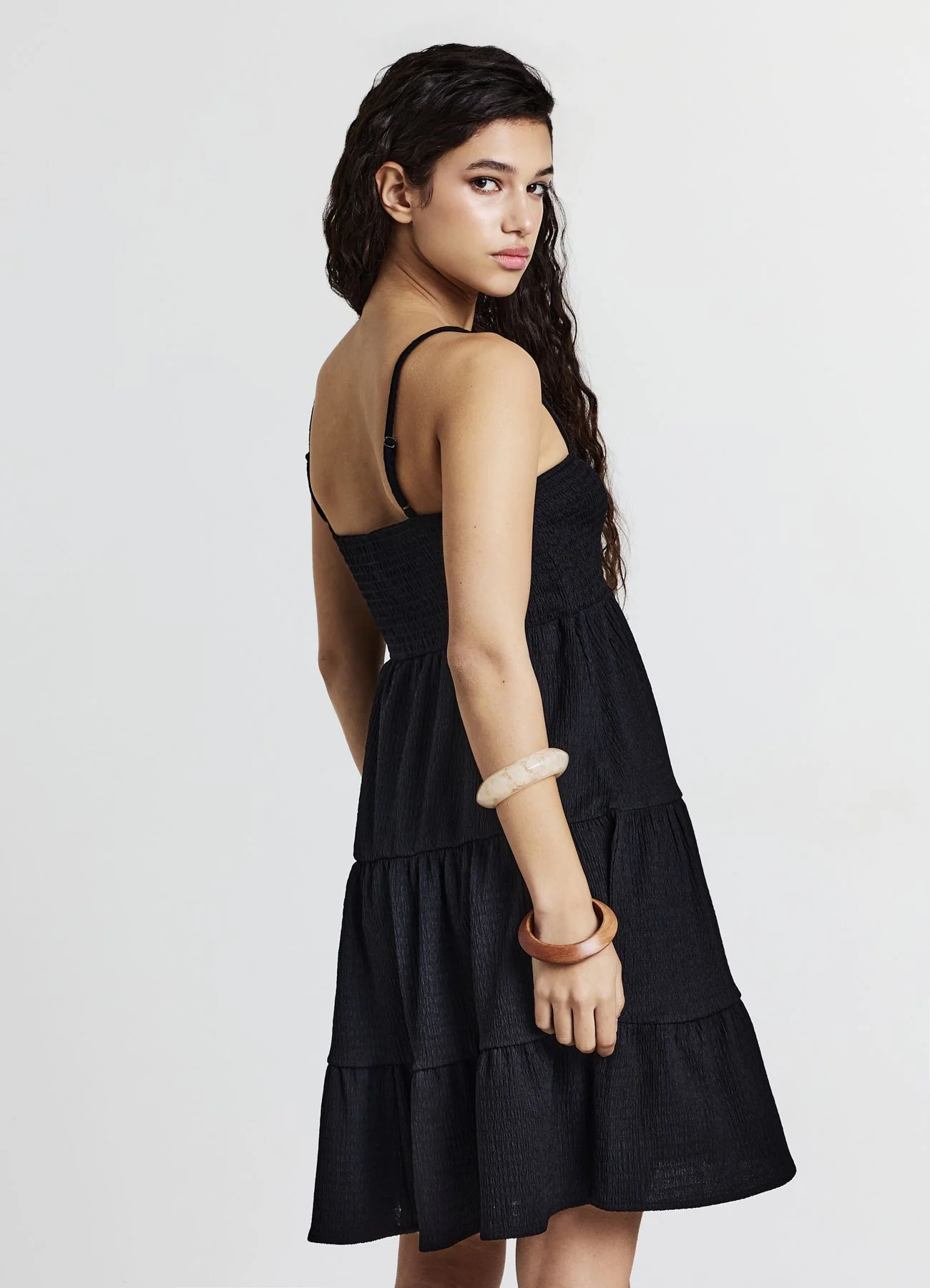 Vestito corto punto smock - Image 2