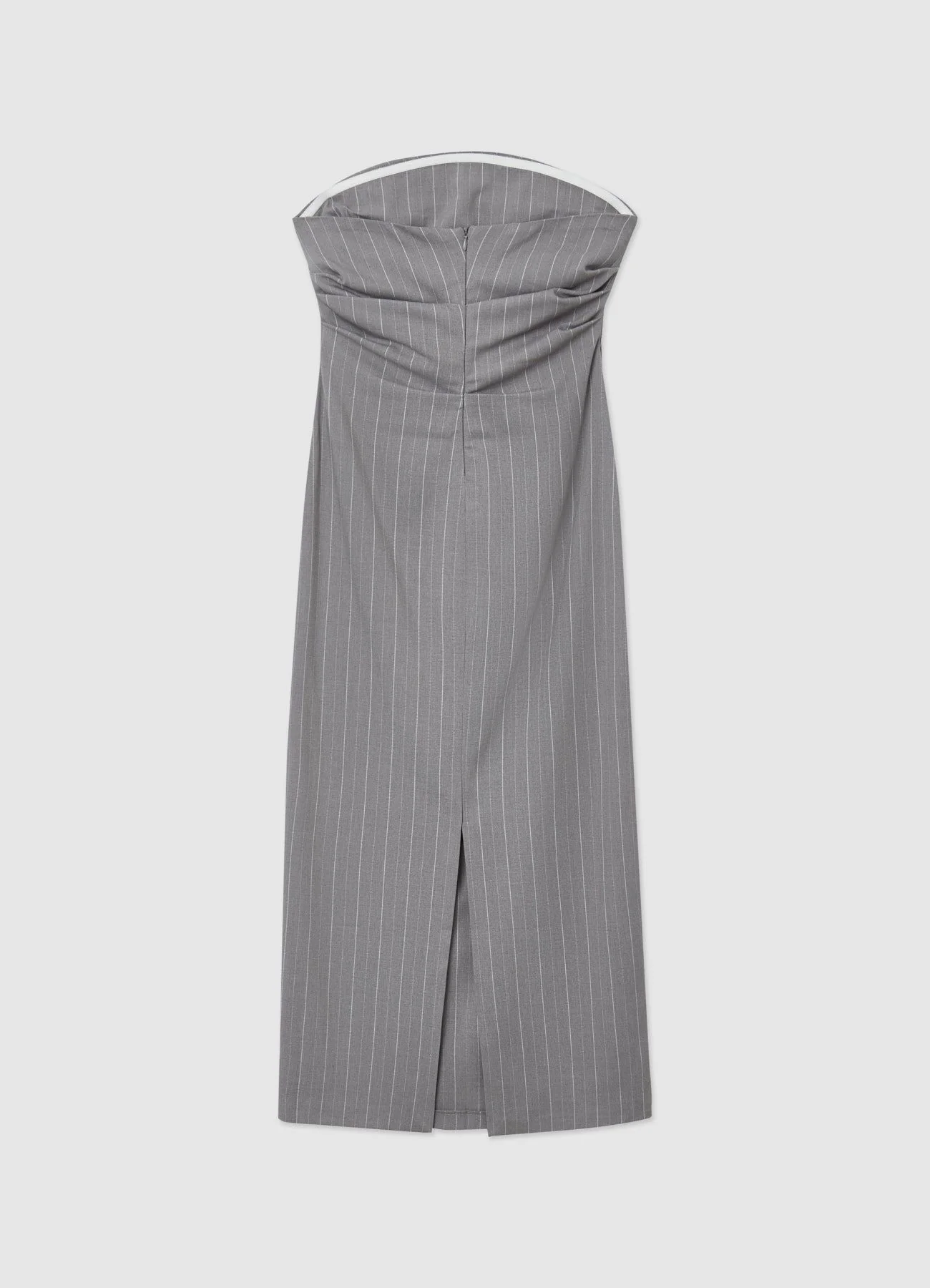 Vestito fascia fantasia gessata - Image 5