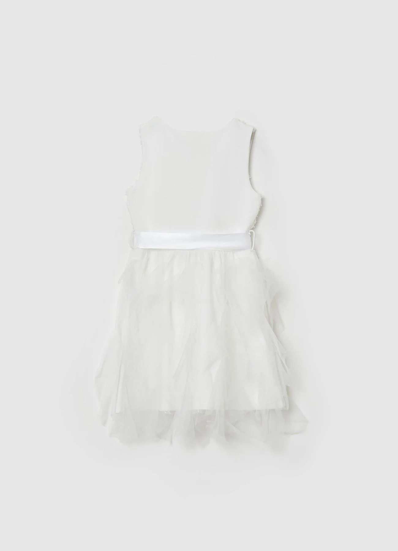 Vestito fiori con tulle - Image 6