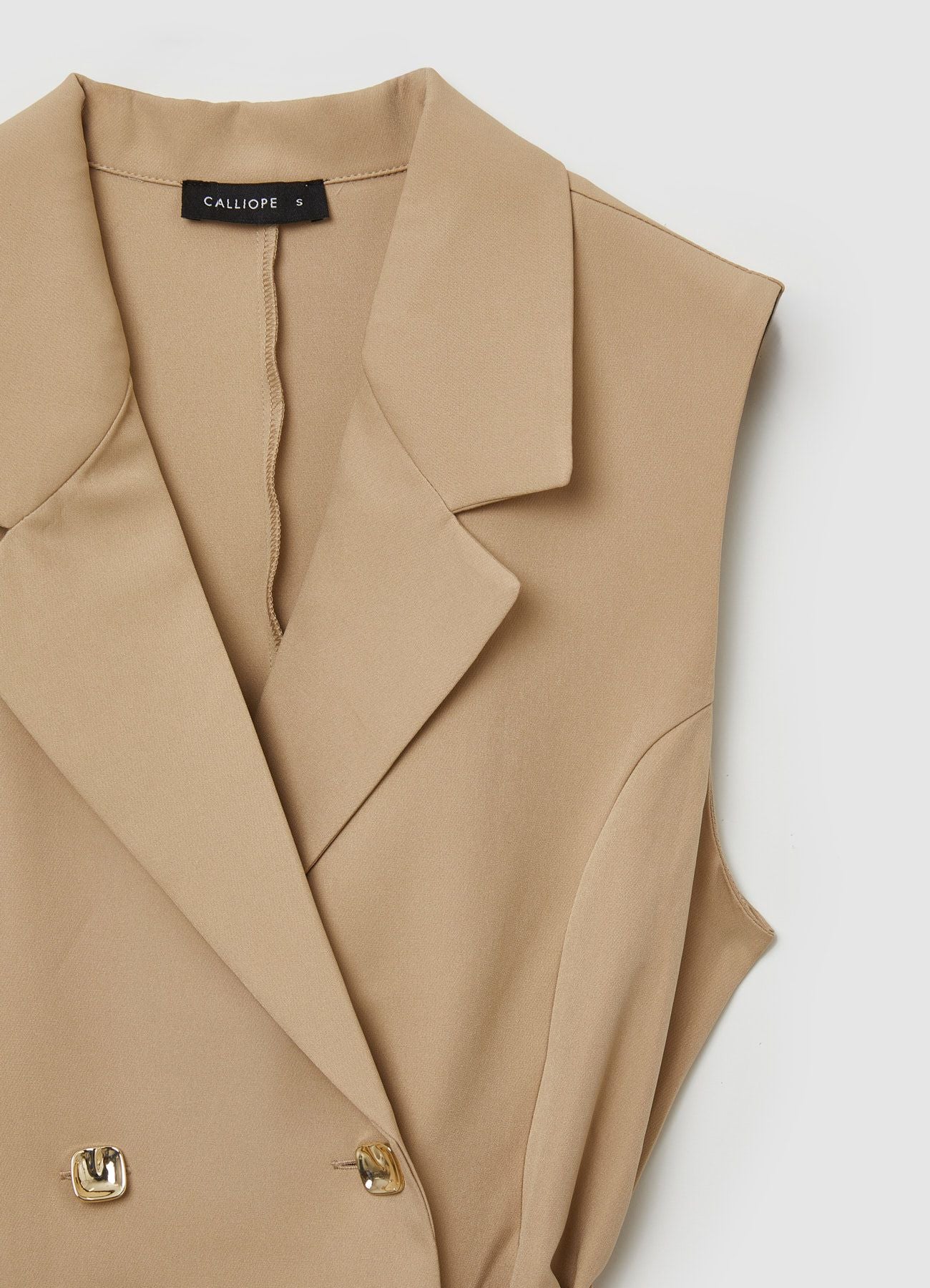 Vestito gilet gonna plissettata - Image 4