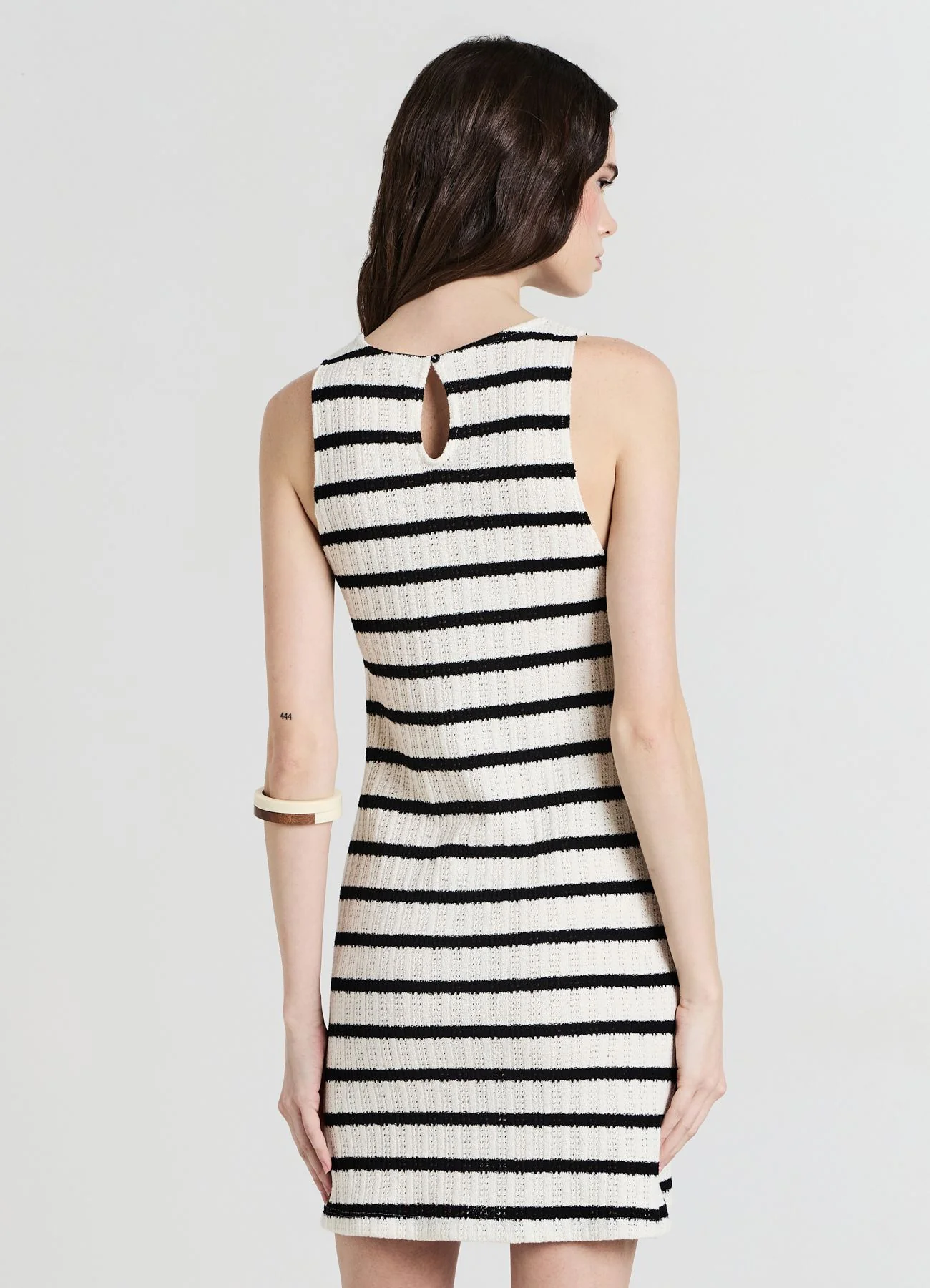 Vestito in maglia a righe