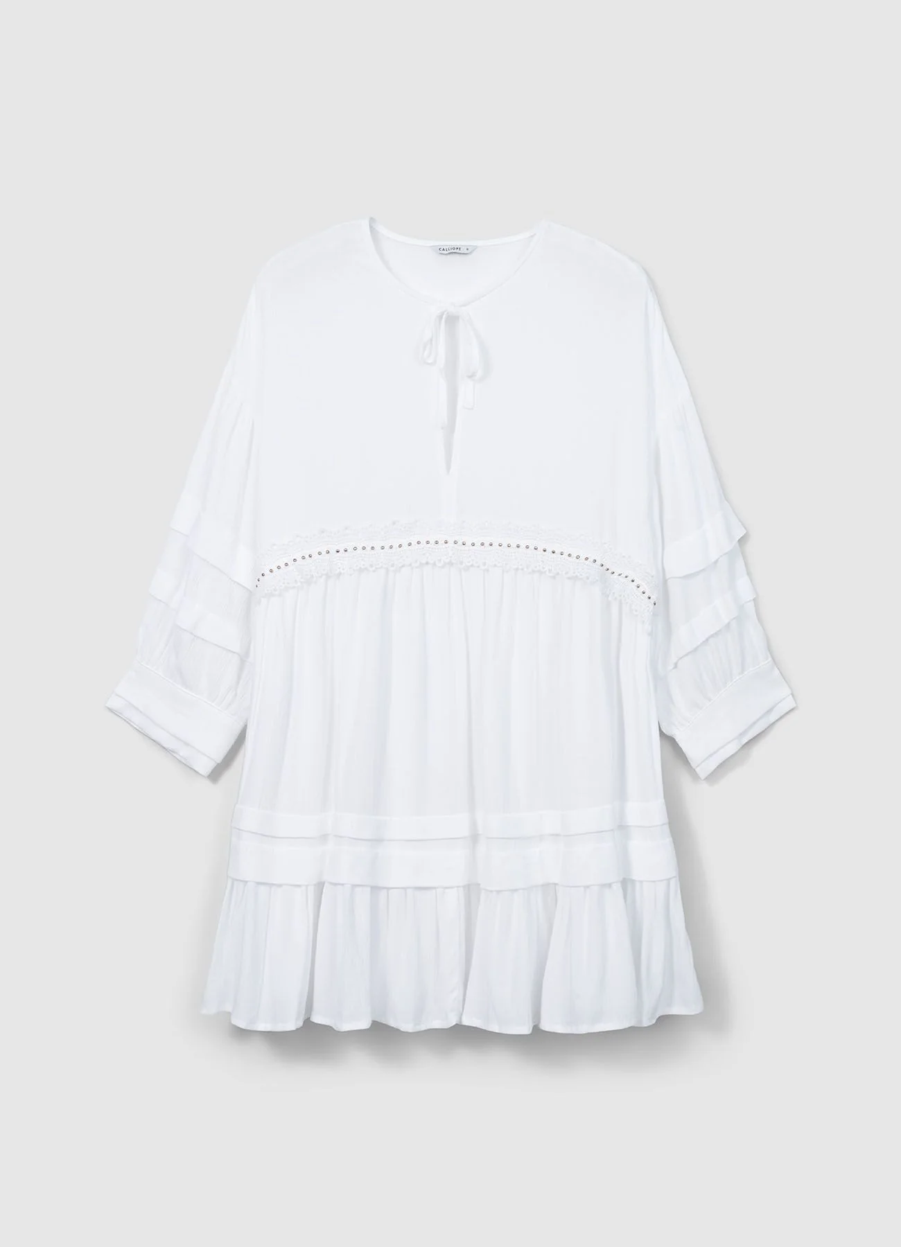 Vestito inserti macramè