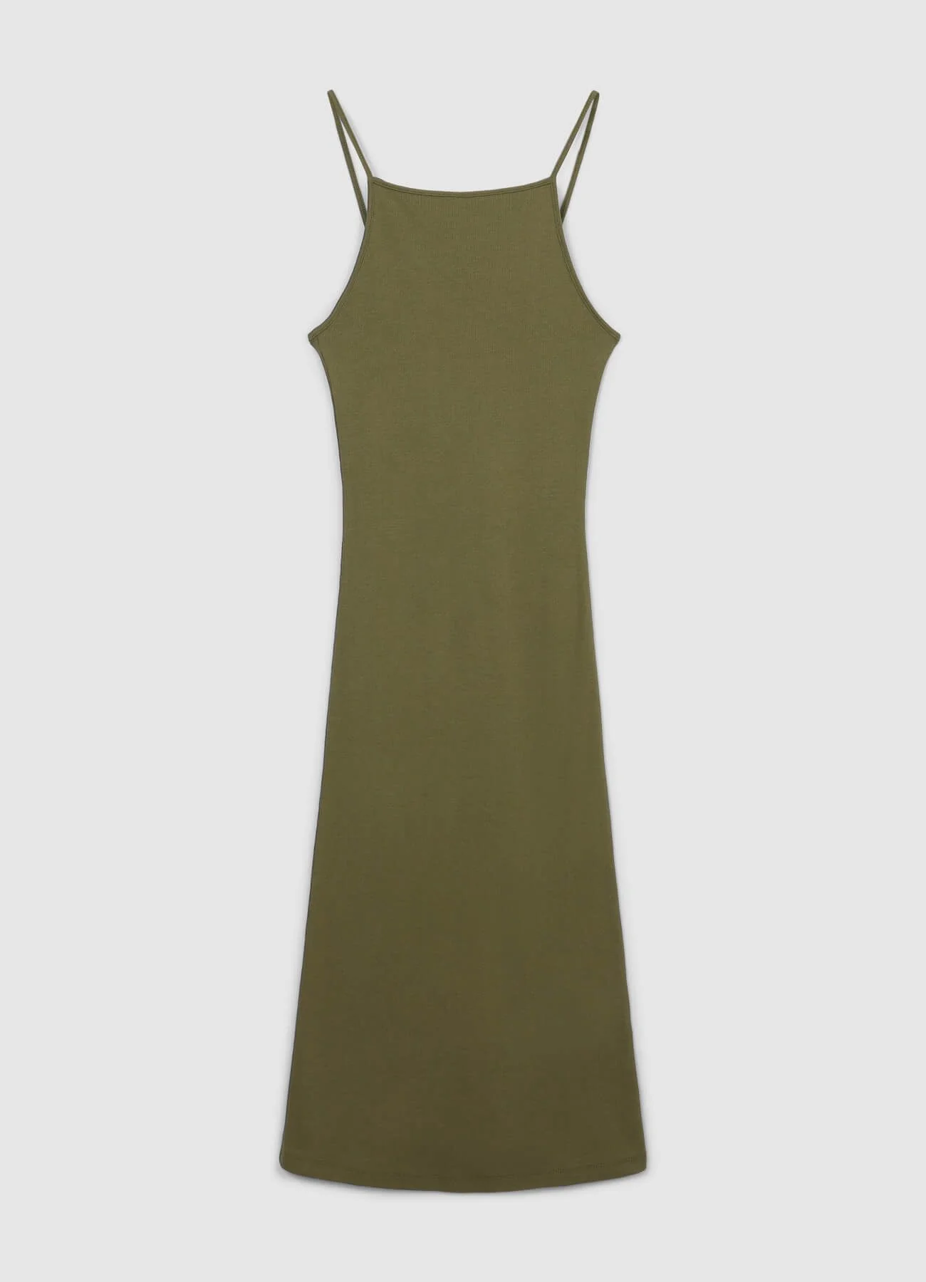 Vestito lungo a costina - Image 5
