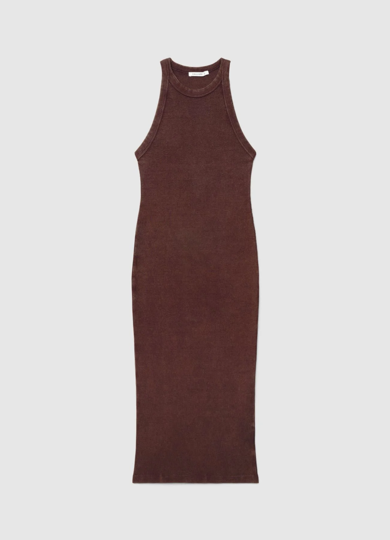 Vestito lungo a costine - Image 4