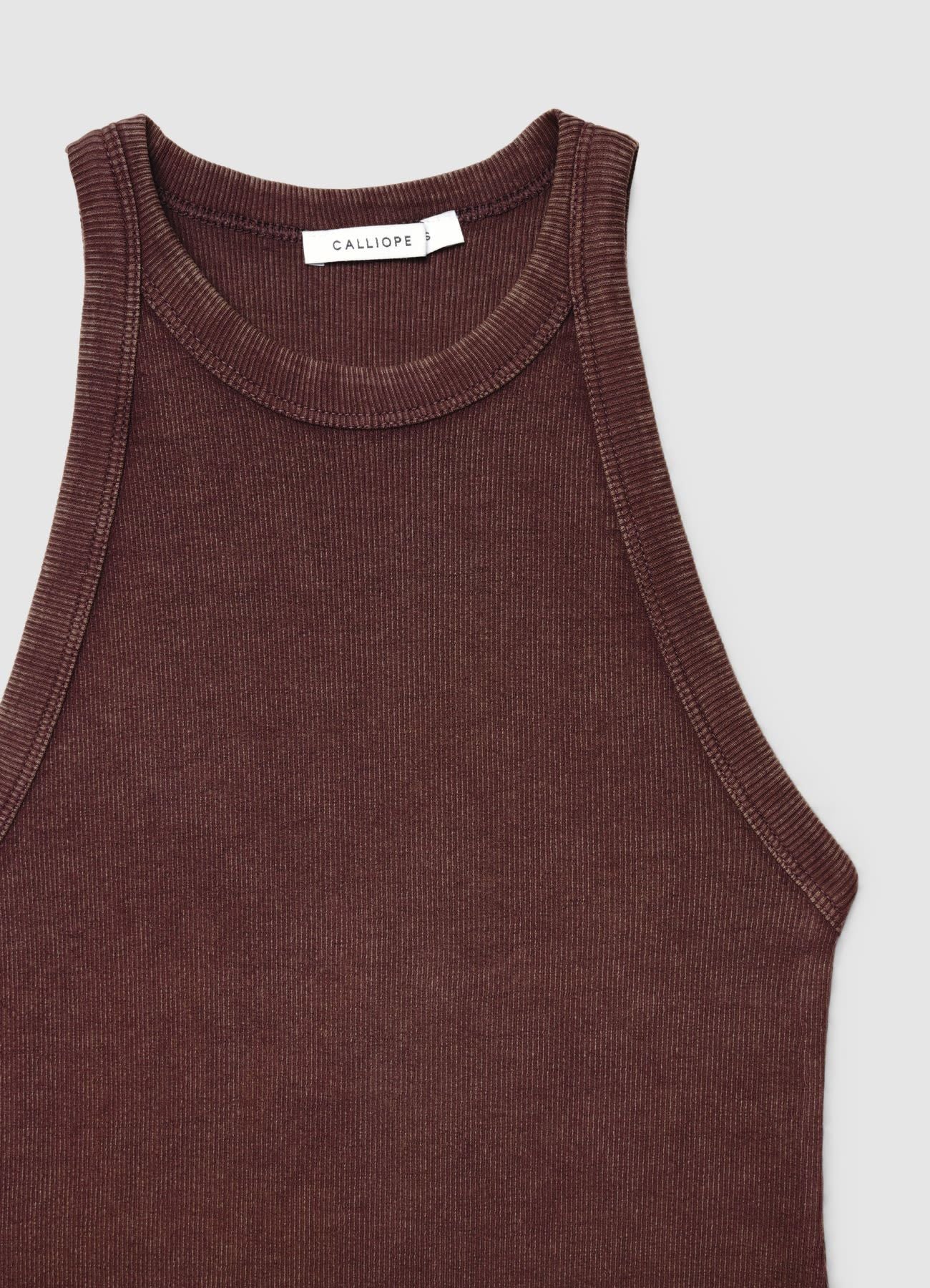 Vestito lungo a costine - Image 5