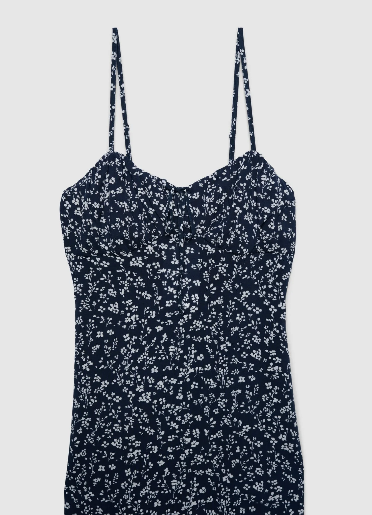 Vestito lungo a fiori con spacco - Image 6