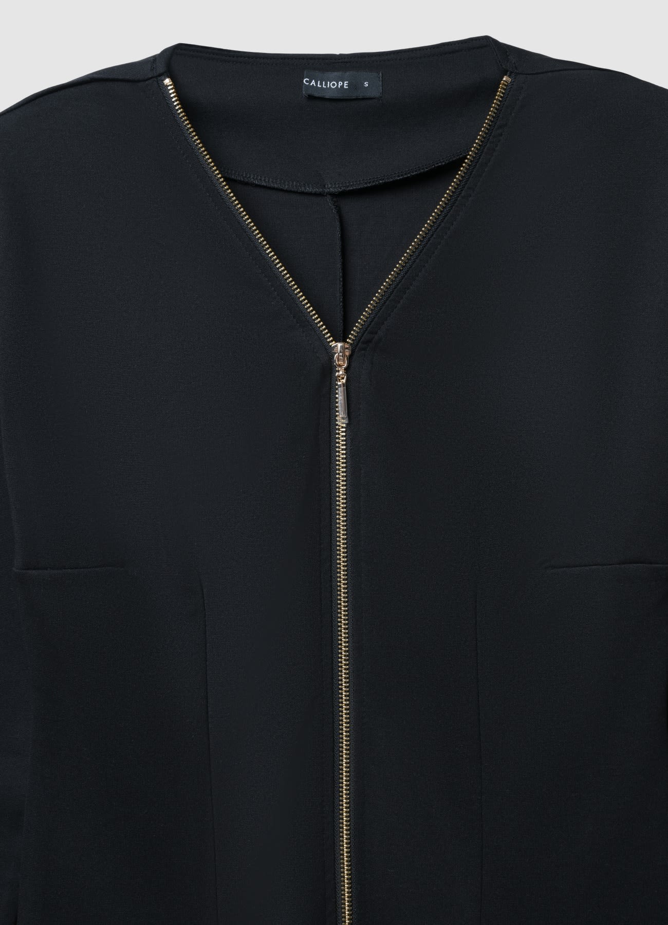 Vestito lungo cerniera oro - Image 5
