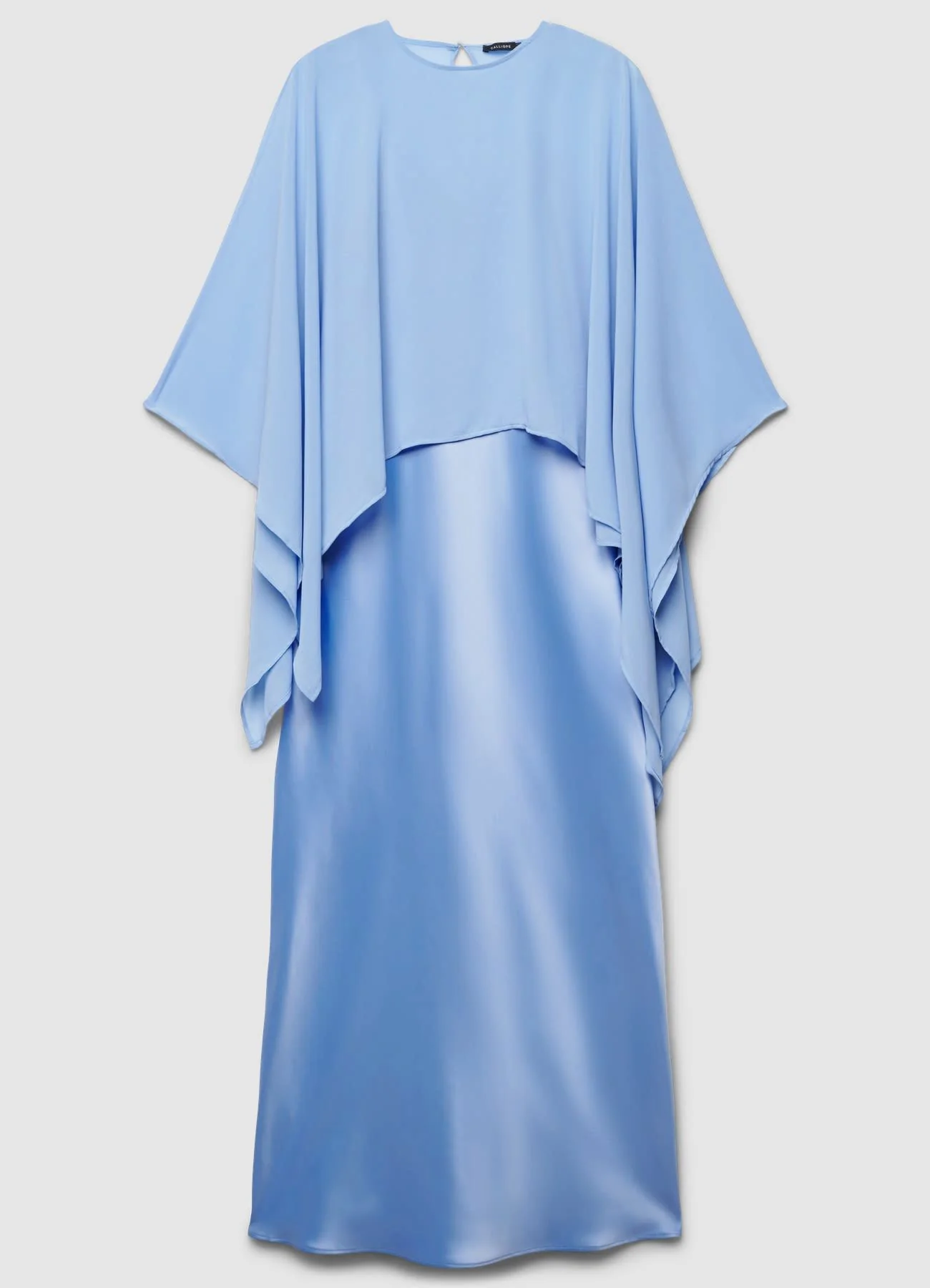 Vestito lungo con mantella kimono - Image 6
