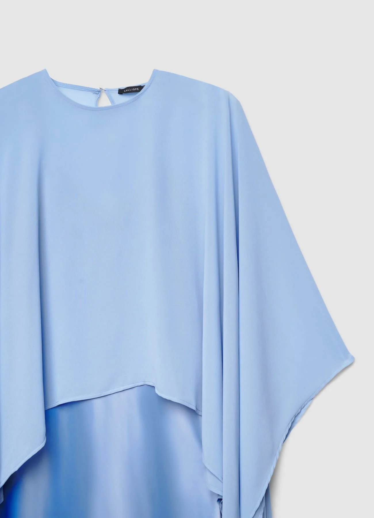 Vestito lungo con mantella kimono - Image 8