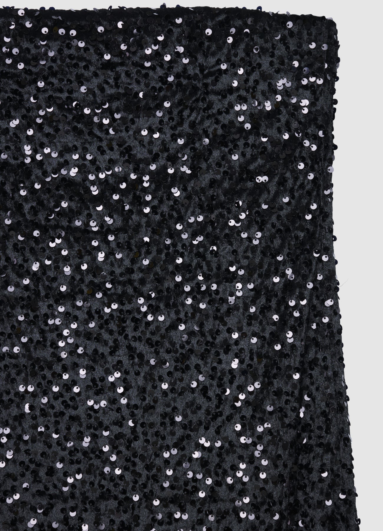 Vestito lungo con paillettes a fascia - Image 5