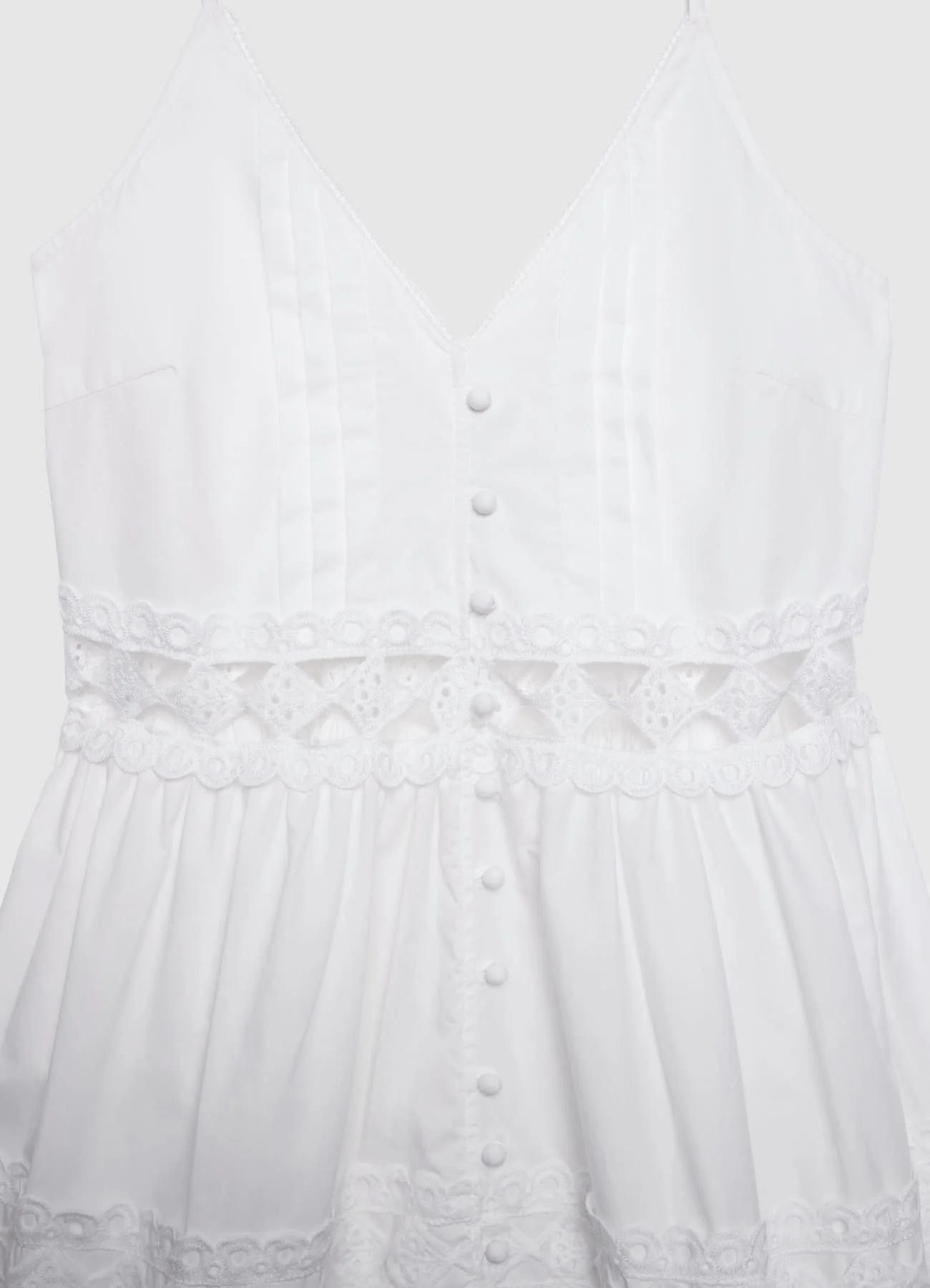 Vestito lungo con spalline e bottoni - Image 4