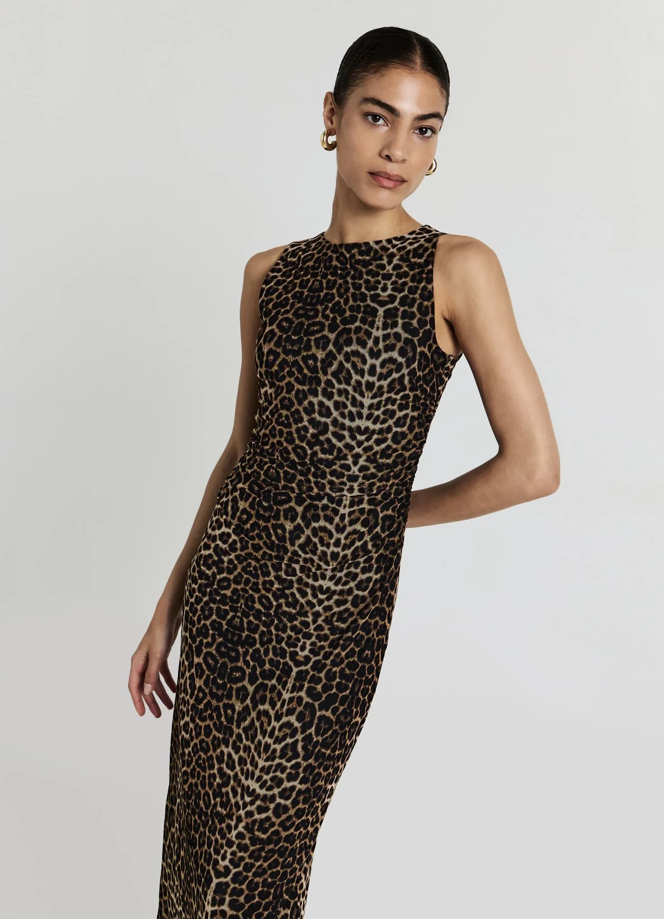 Vestito lungo fantasia animalier - Image 3