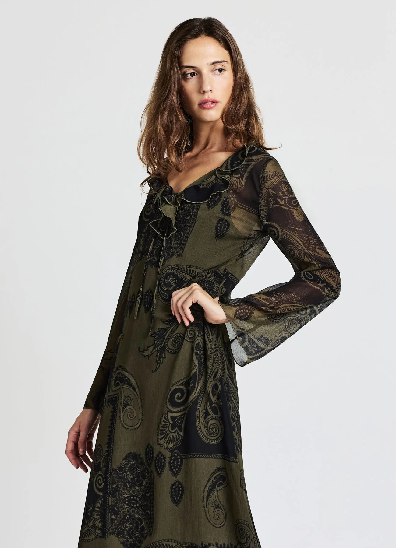 Vestito lungo fantasia paisley - Image 3