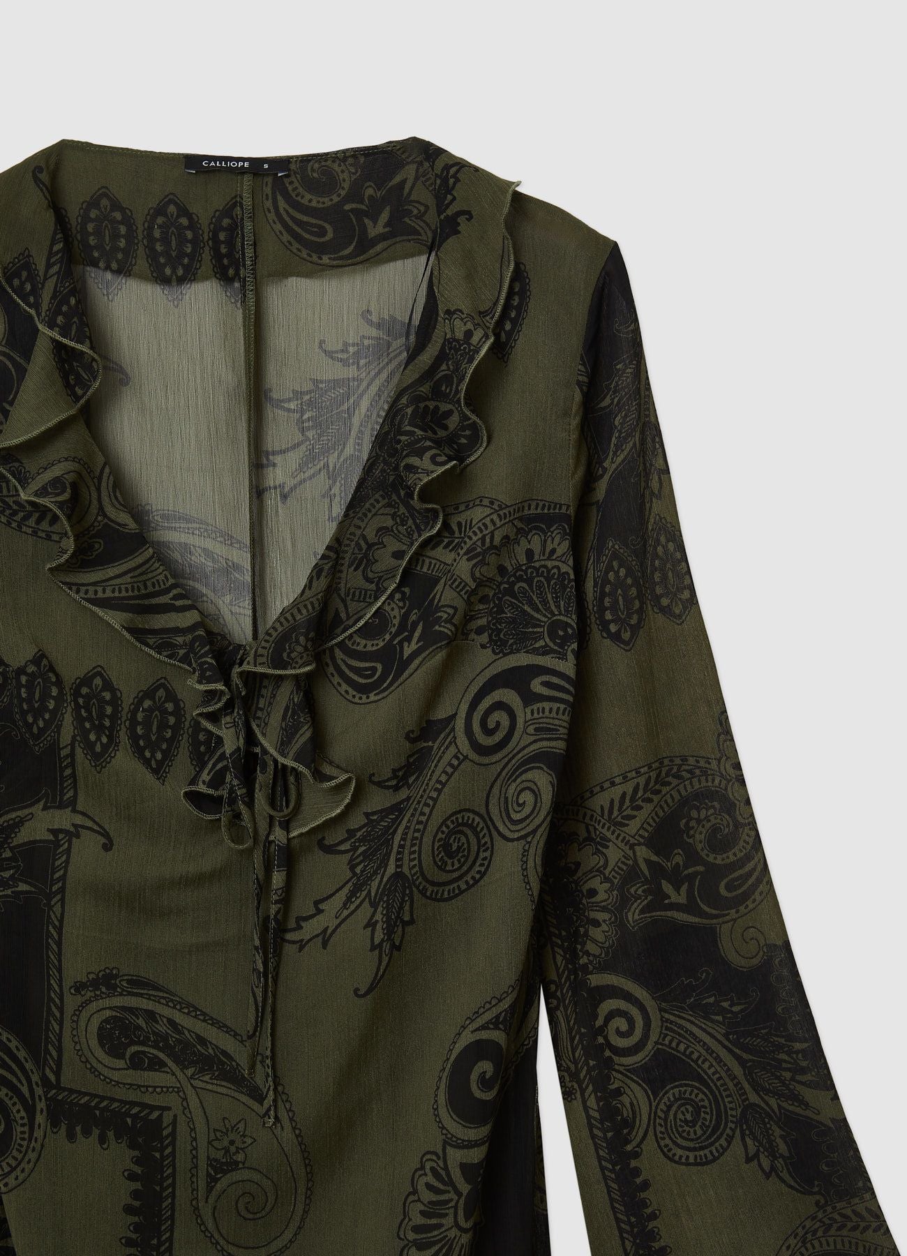 Vestito lungo fantasia paisley - Image 6