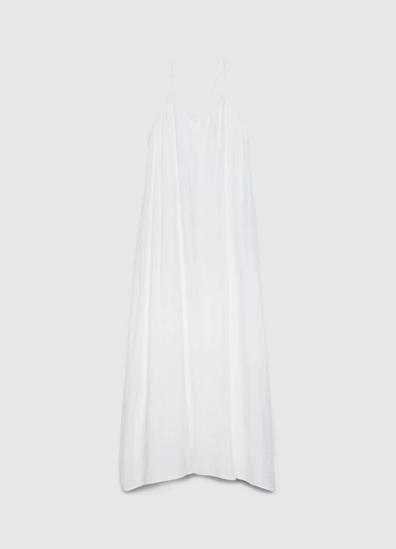 Vestito lungo jacquard con spalline sottili - Image 4