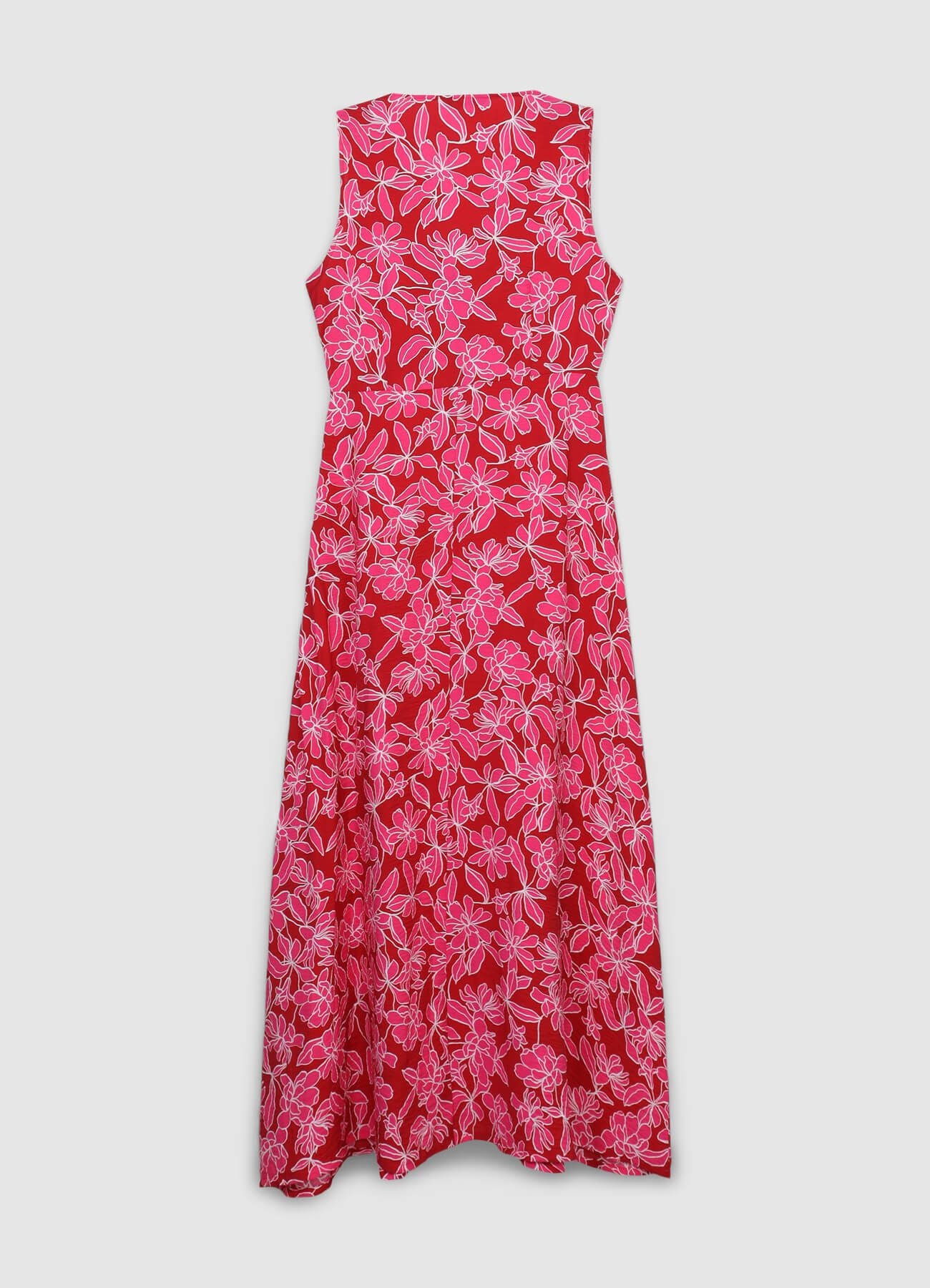 Vestito lungo nodo fantasia floreale - Image 5