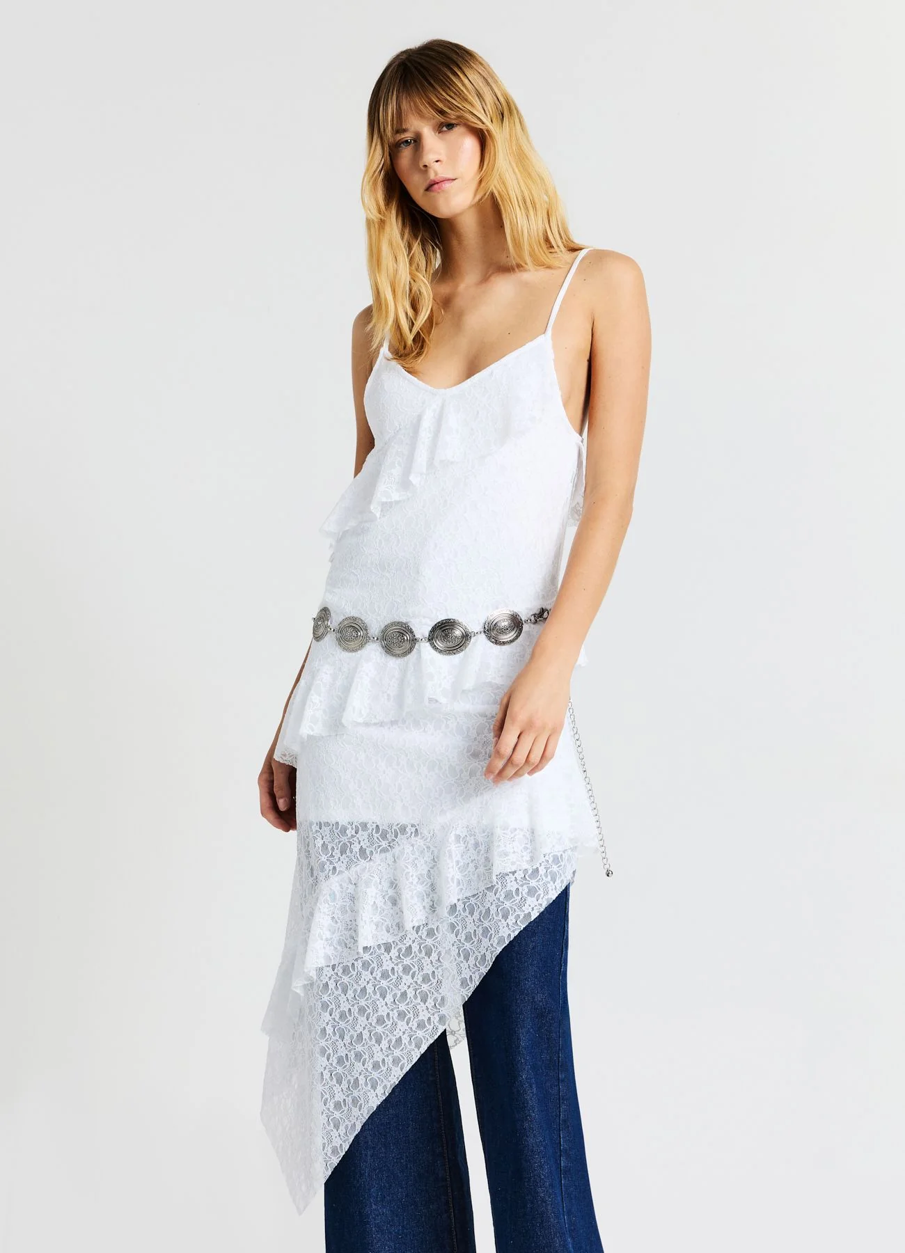 Vestito lungo pizzo