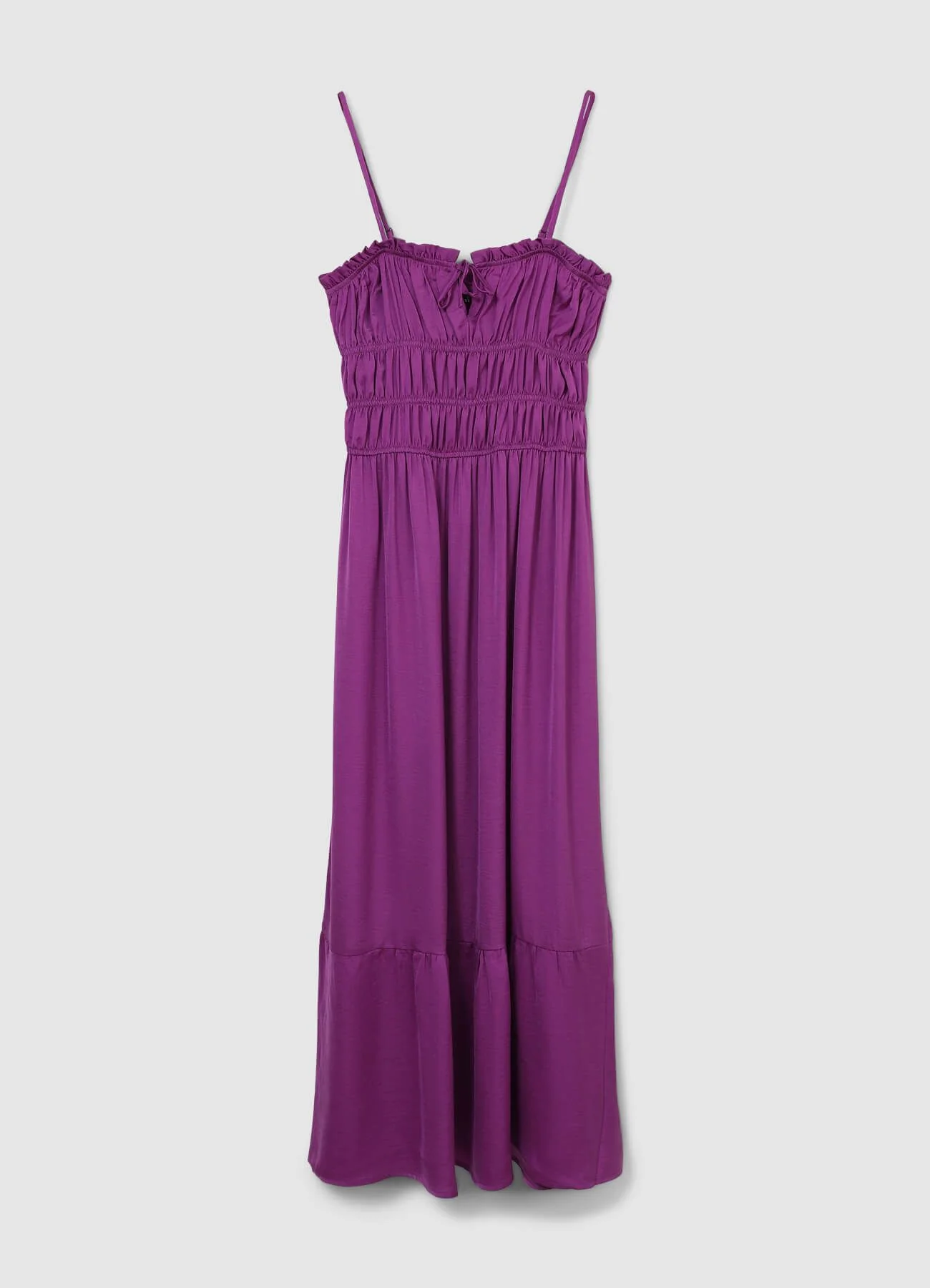 Vestito lungo punto smock