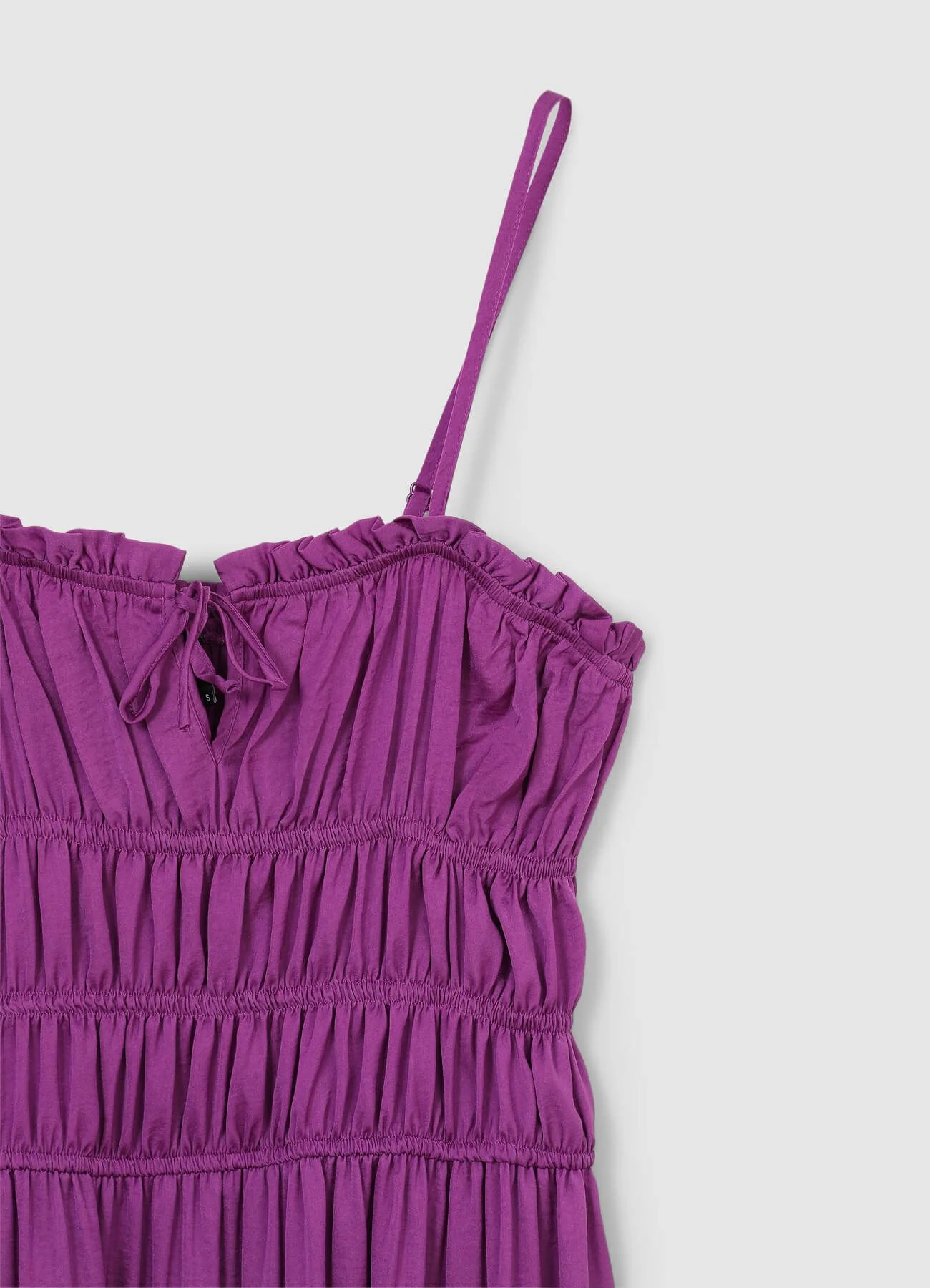 Vestito lungo punto smock - Image 3