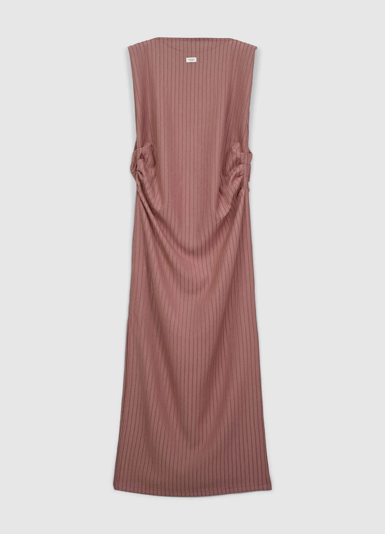 Vestito lungo righe in rilievo - Image 6