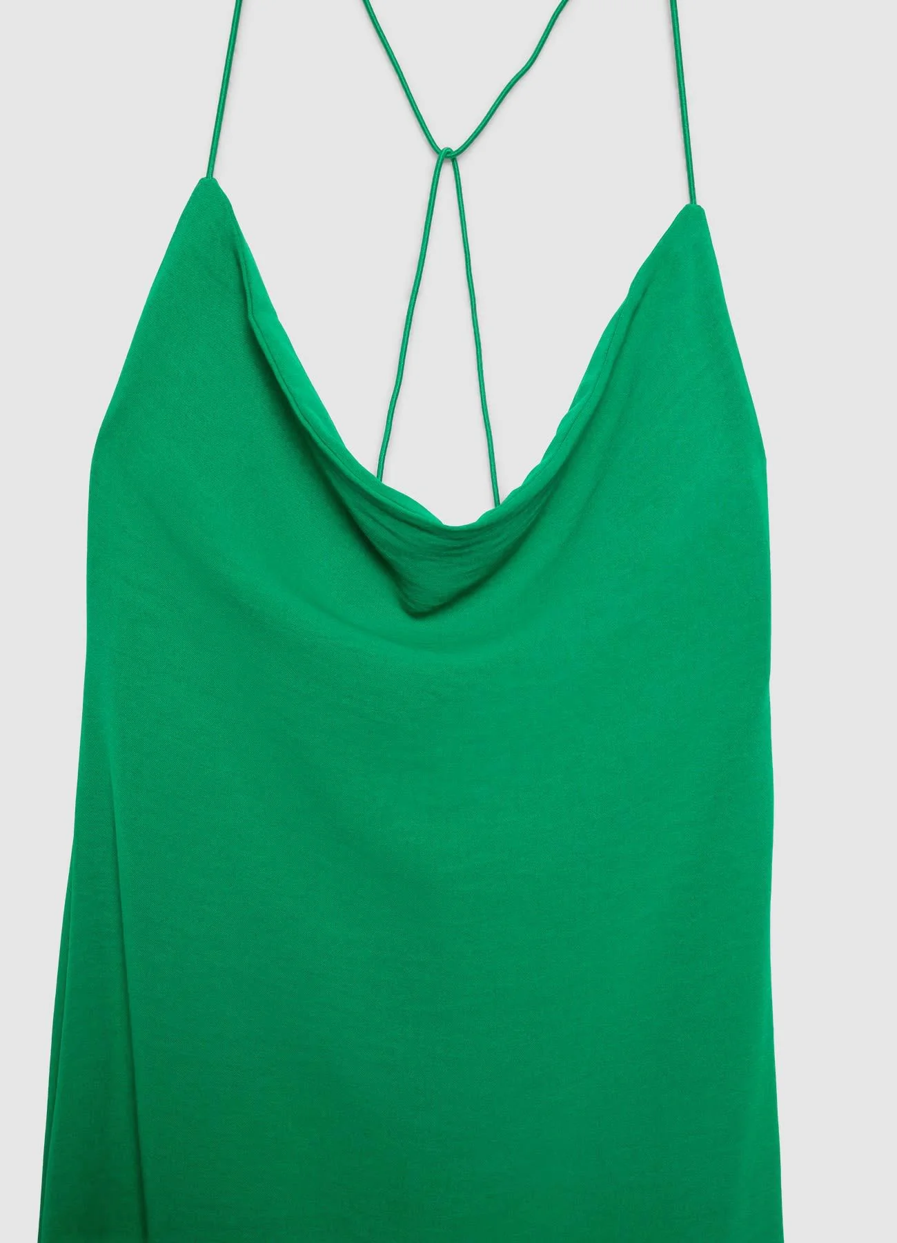 Vestito lungo scollato con spalline incrociate - Image 8