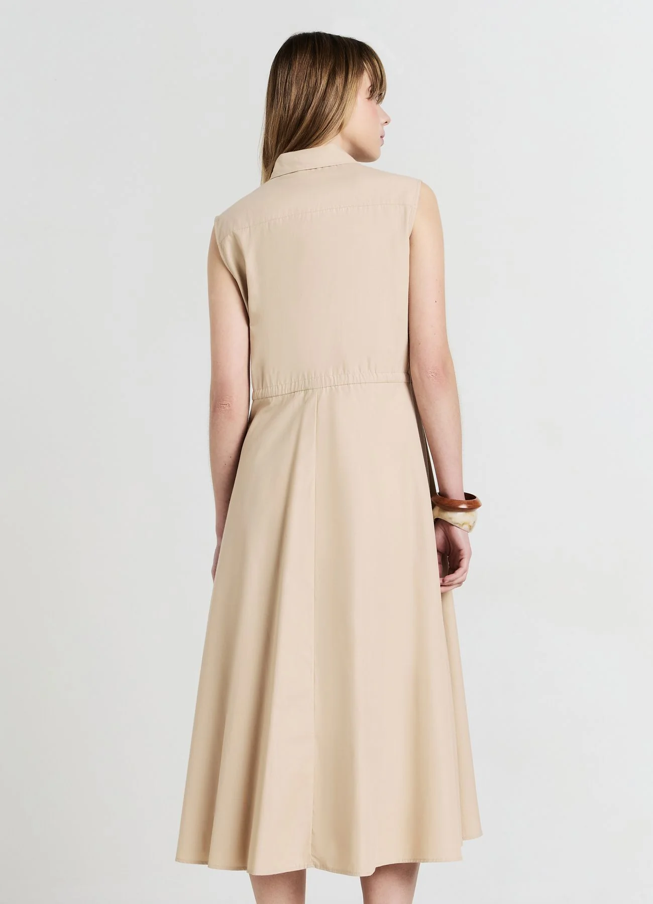Vestito lungo smanicato - Image 3