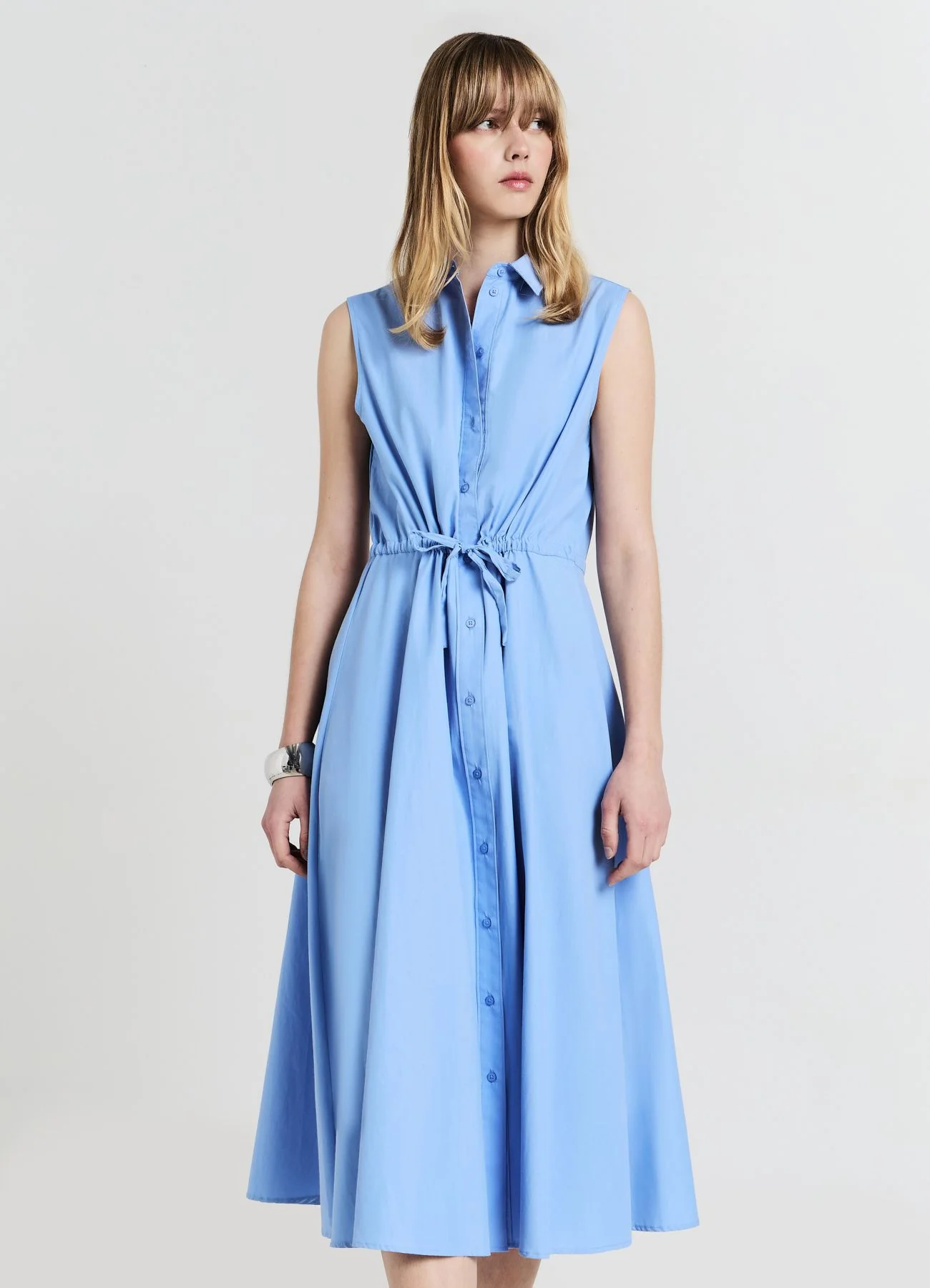 Vestito lungo smanicato - Image 3