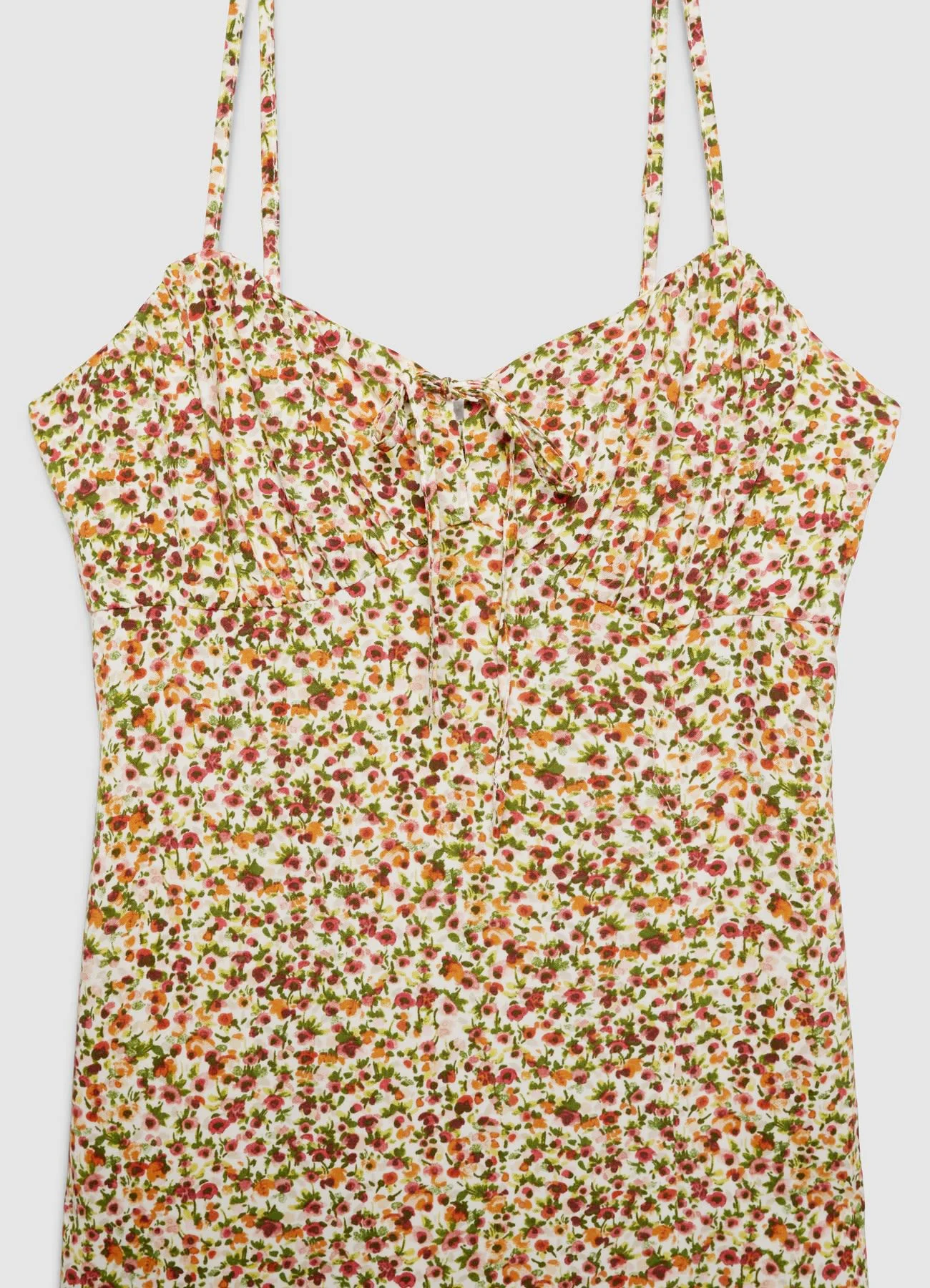 Vestito slipdress lungo a fiori - Image 4