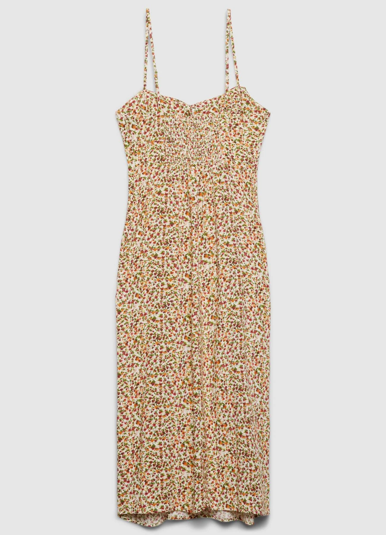 Vestito slipdress lungo a fiori - Image 5