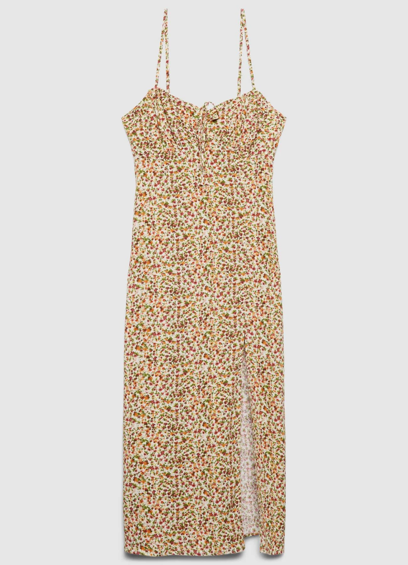 Vestito slipdress lungo a fiori - Image 6